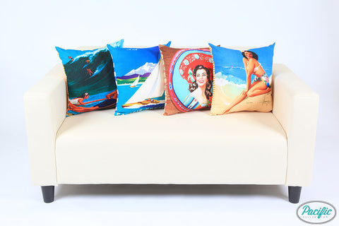 D31 Styling HAWAIIAN SURFERS + YACHT + MEXICAN TRAY + PIN UP
