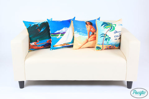 C28 Styling HAWAIIAN SURFERS + YACHT + PIN UP + COLOMBIA