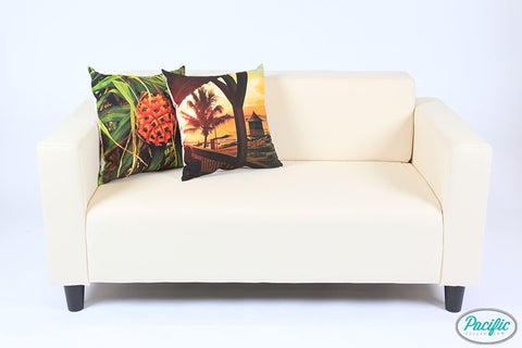 D32 Styling PANDANUS FRUIT + RAINBOW BAY SUNSET