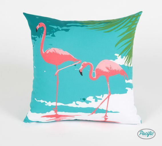 Pink sales flamingo cushions