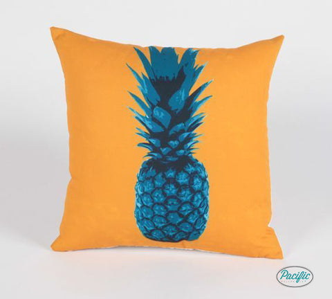 Pineapple Pillow Turquoise/ Orange