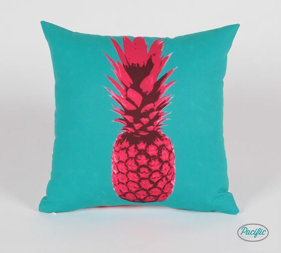 Pineapple Pillow Pink/ Aqua